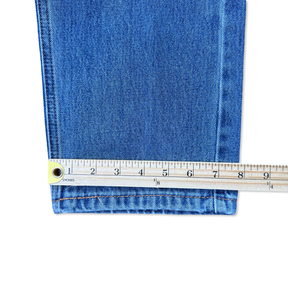 Levi’s 505 Men’s Jeans W32 L30 Straight Leg Blue Denim Classic Fit Zip Fly - Picture 9 of 16